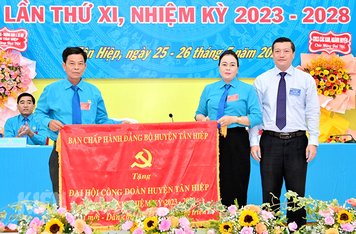 >Đại hội Công đoàn huyện Tân Hiệp nhiệm kỳ 2023-2028